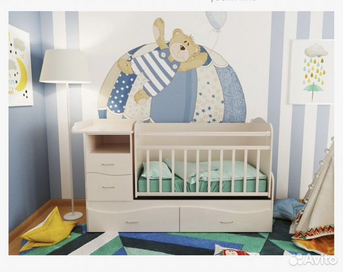 Кроватка-трансформер Valle Allegra Comfort