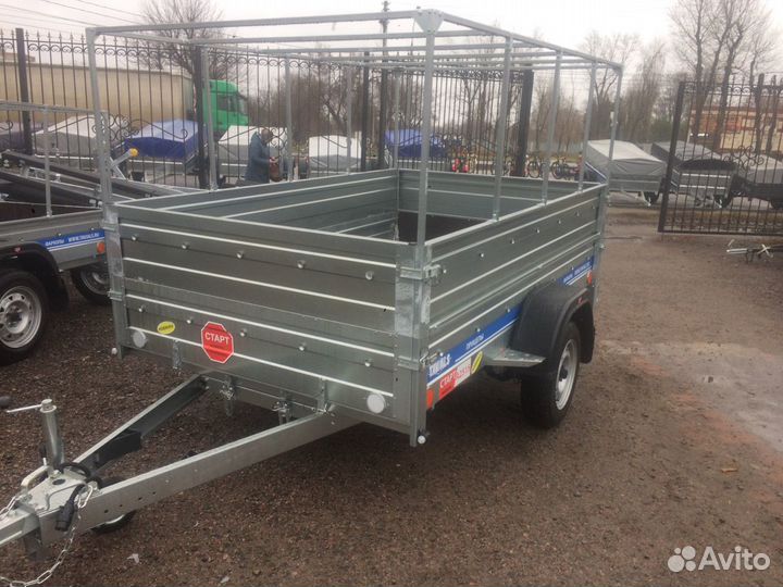 Прицеп легковой Старт 2515 с 2-ым бортом самосвал