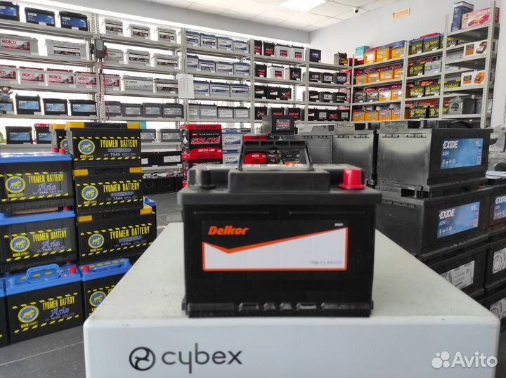 Аккумулятор 61ач 600А Delkor низкий ford opel оп