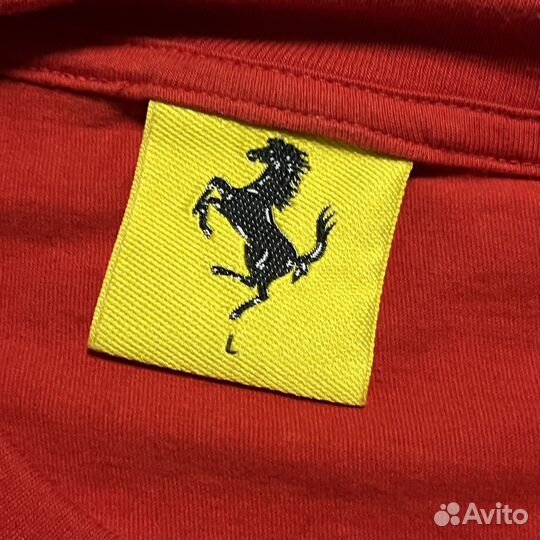 F1 Ferrari Vintage 90's L футболка мужская