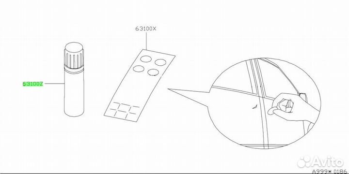 Карандаш красящий