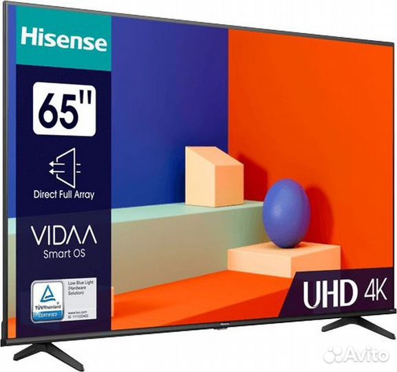 Телевизор SMART TV Hisense 65A6K/ 65 дюймов. Новый