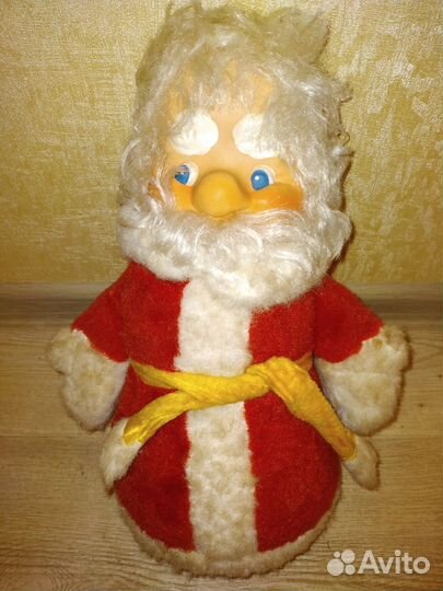 Дед мороз СССР резиновым лицом