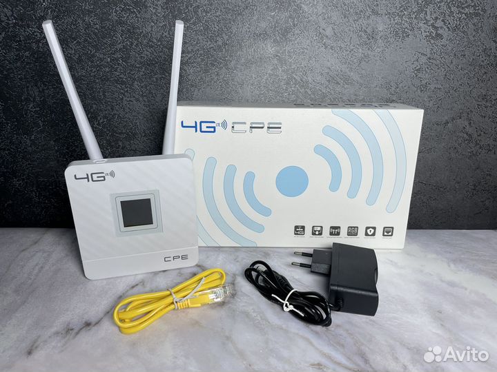 Wifi роутер 4g модем с сим картой ЖК дисплэй