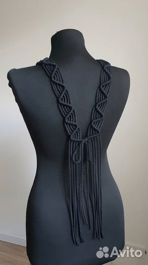 Накидка портупея макраме