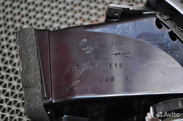 Воздуховод skoda fabia 5J2