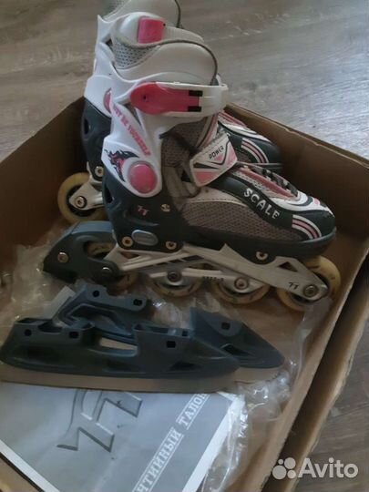 Ролики и коньки 2 в 1