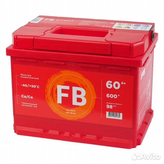 Акб FB 60 Ah новый с гарантией