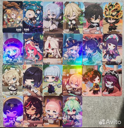 Коллекционные карты геншин