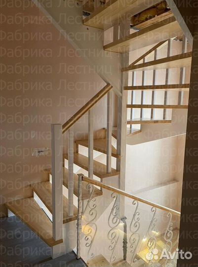 Лестницы деревянные под ключ