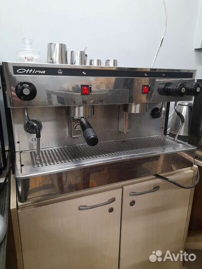 Профессиональная рожковая кофемашина