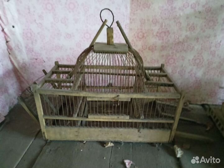 Клетки для птиц 120лет раритет в музей