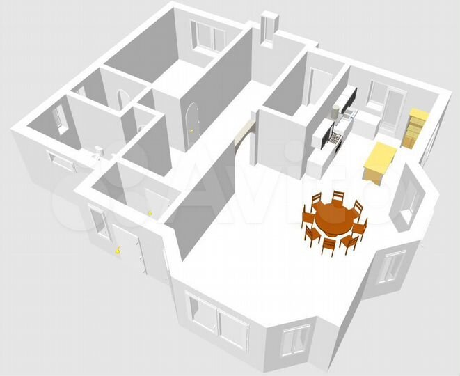 Дом 260 м² на участке 12 сот.