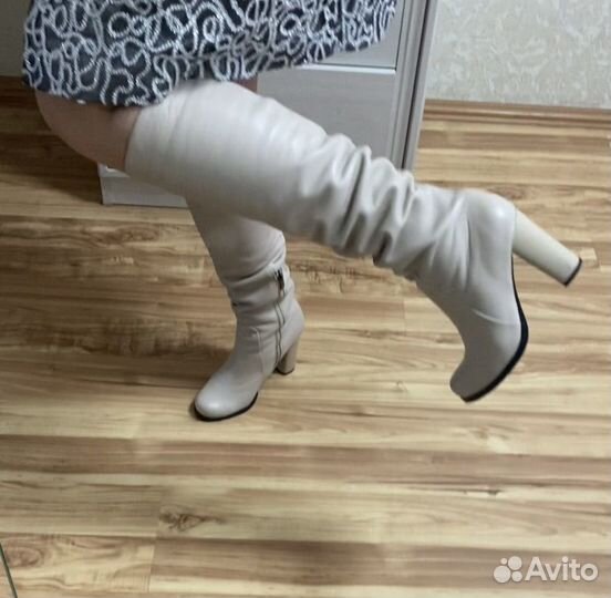 Сапоги женские натуральная кожа 38 осень