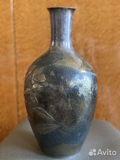 Серебро ваза Япония 687гр