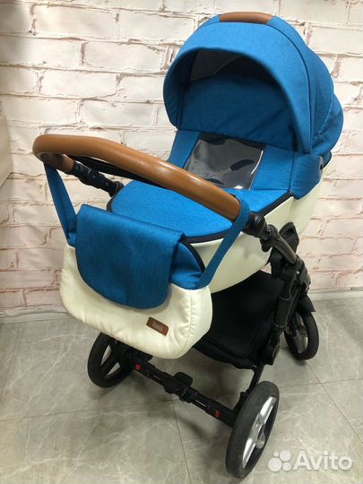 Детская коляска Nuovita Carro Sport 2в1 Морской/Бе