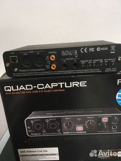 Внешняя звуковая карта Roland ua-55