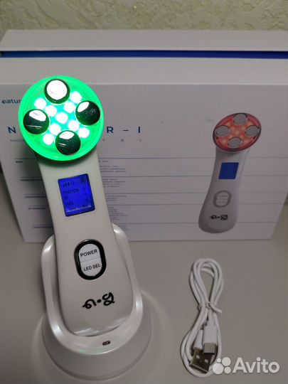 Микротоковый аппарат массажер для лица