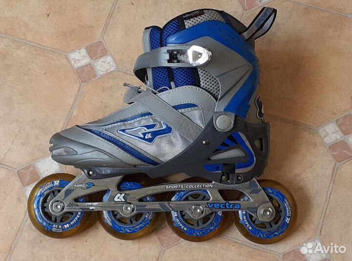 Роликовые коньки vestra RED размер 37-40