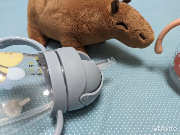 Поильник с трубочкой новый