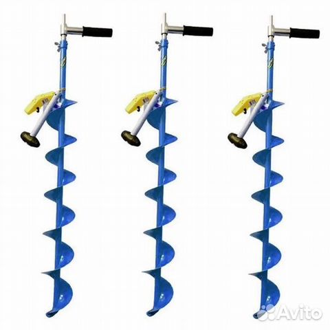 Шнек ледобура с адаптером в ассортименте