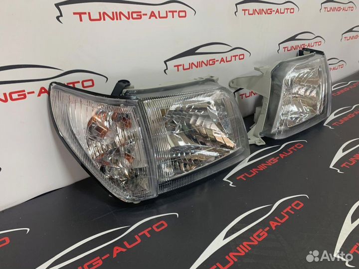 Фары RH+LH Toyota Land Cruiser Prado J90/95 96-02 пластик