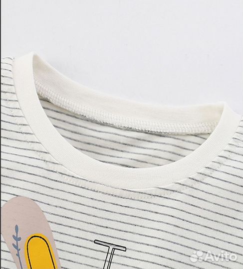 Лонгслив с зайчиком Malwee 98