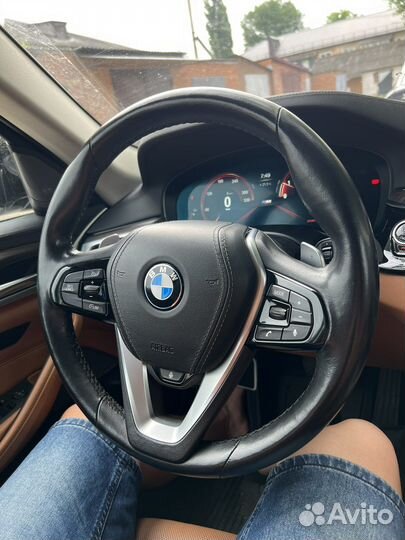 Руль sport bmw g30 подогрев+ лепестки