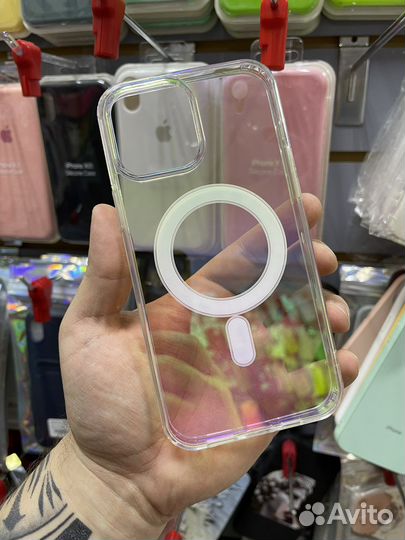 Перламутровые чехлы для iPhone с MagSafe