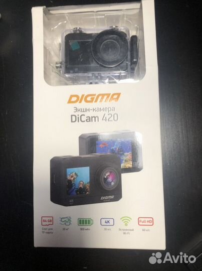 Экшн камера digma 420