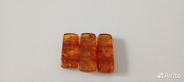 Бусины из натурального янтаря из Калининграда