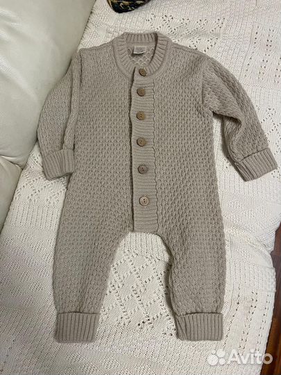 Вязаный комбинезон 74