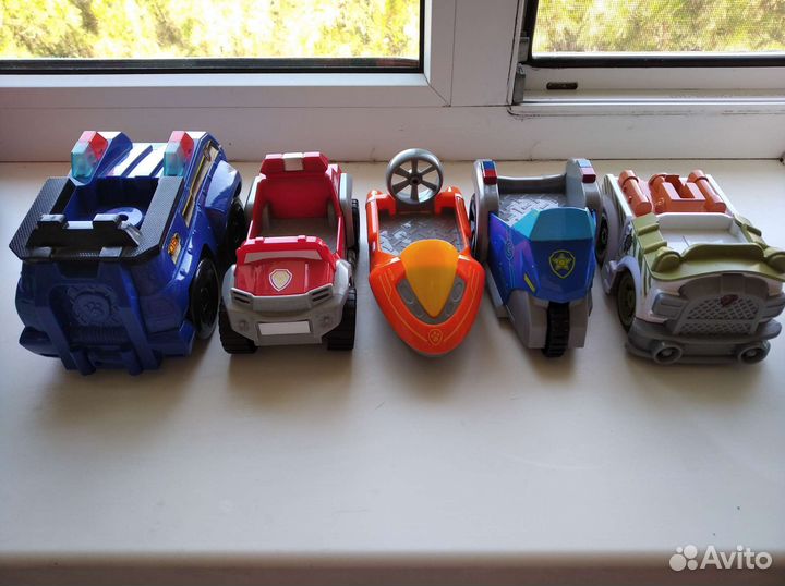 Машинки щенячий патруль (не оригинал)