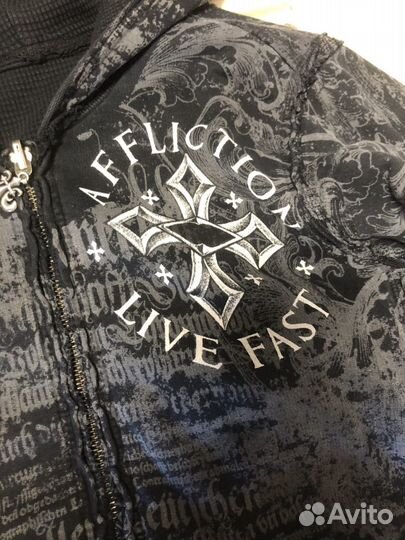 Толстовка зип худи affliction