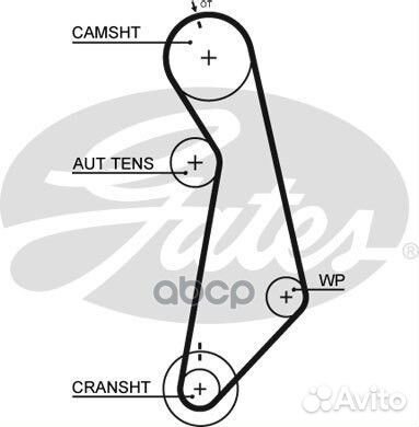 Ремень грм Gates 5489XS Gates