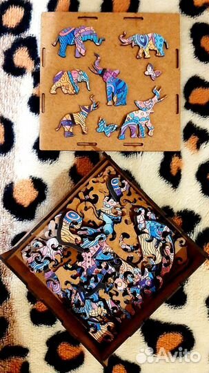 Деревянные пазлы 