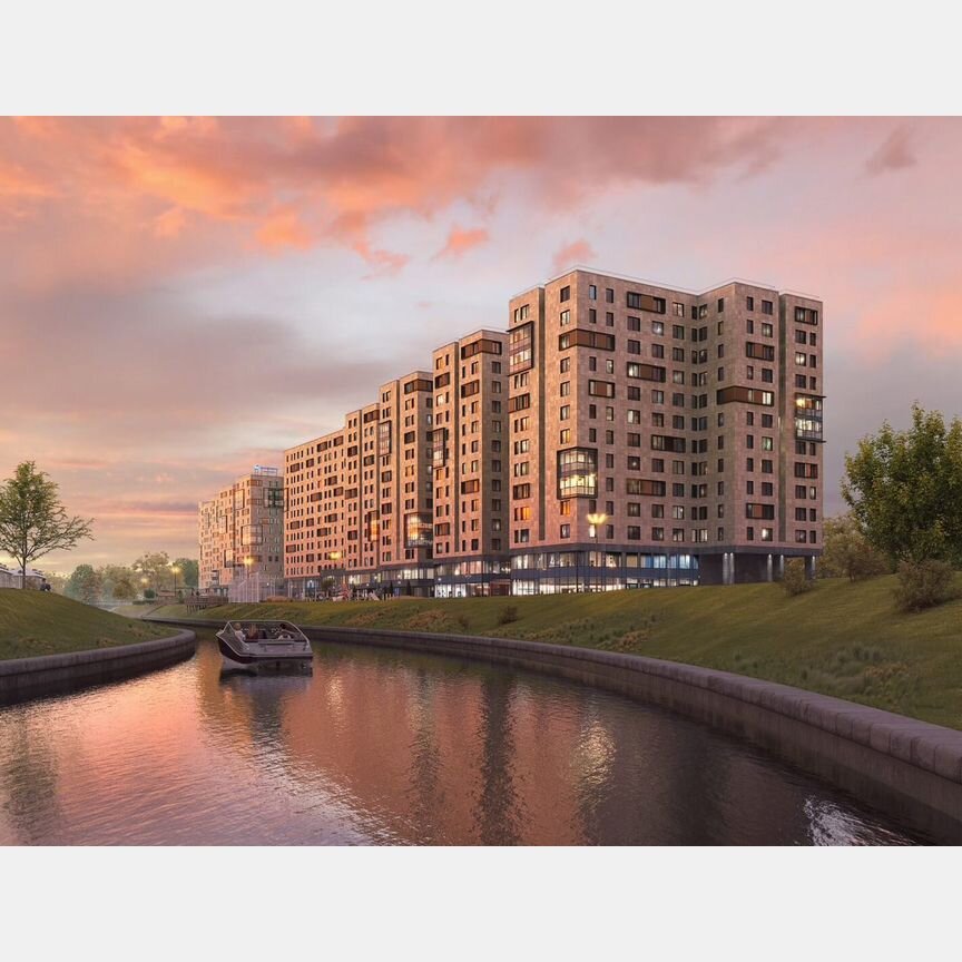 2-к. апартаменты, 43,5 м², 12/13 эт.