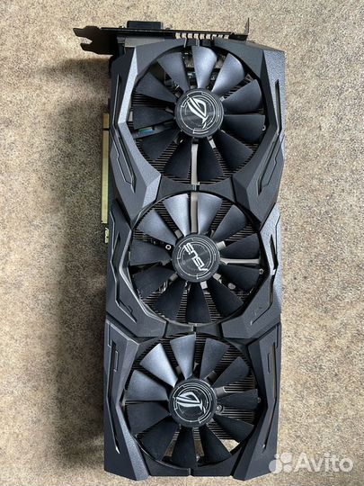 Видеокарта asus ROG-strix-RX580-8G-gaming