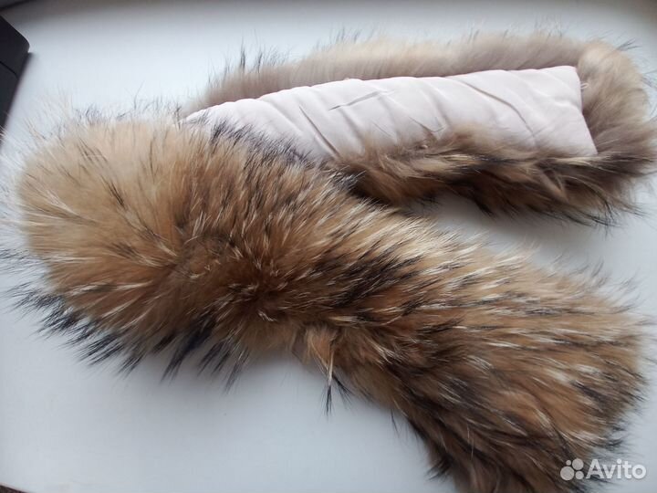 Меховой воротник из енота (новые)