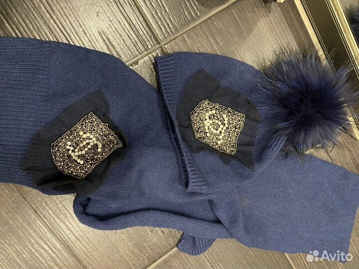 Комплект шапка и шарф