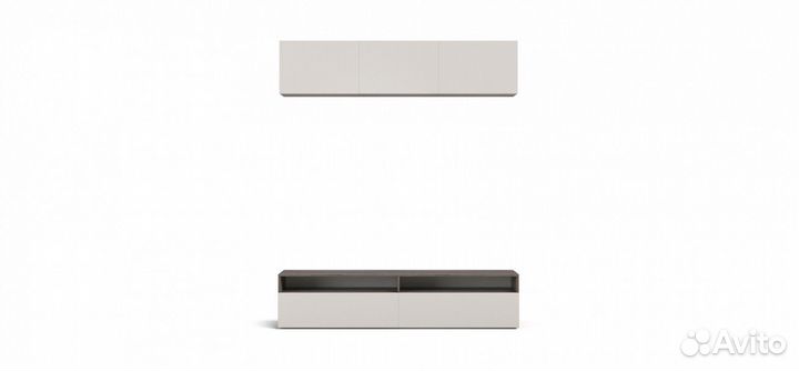 Гостиная boss quadro 3 Вяз натуральный,Ваниль софт