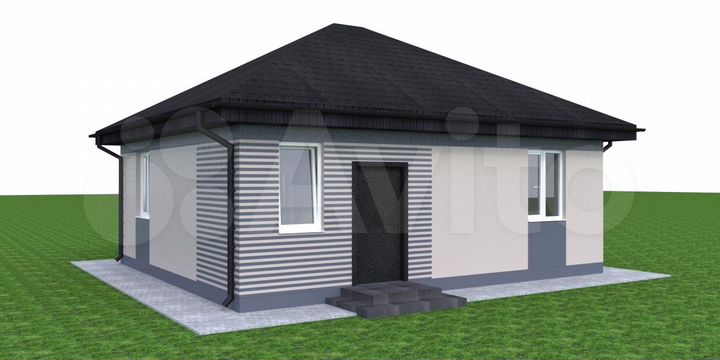 Дом 64 м² на участке 6,2 сот.