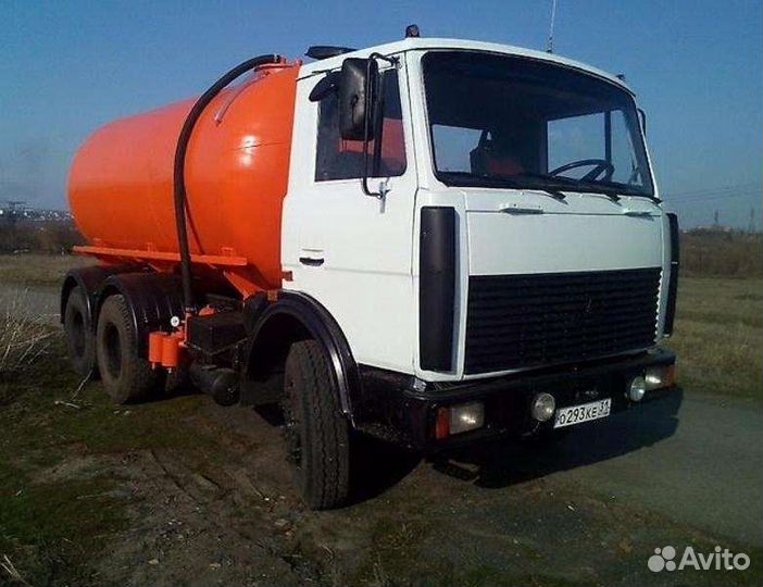 Выкачка сливных ям туалетов