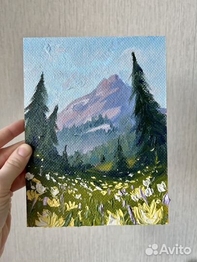 Картина маслом пейзаж