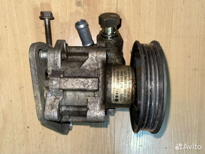 Насос гур chery QQ S21 1.3L SQR473F