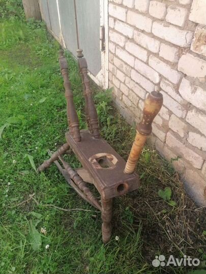 Прялка деревянная старинная