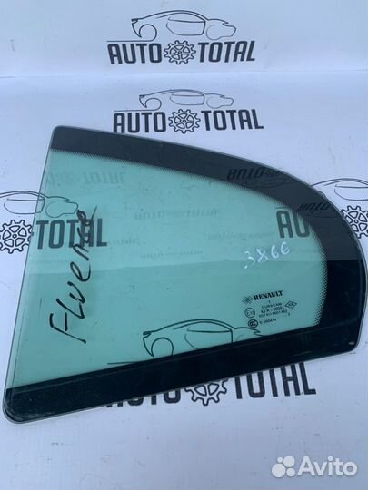 Стекло двери заднее левое Renault Fluence