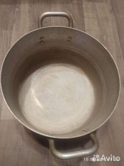 Кастрюля алюминиевая 20л бу ссср, без крышки