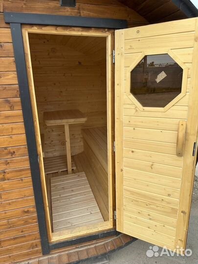 Баня бочка квадро овал