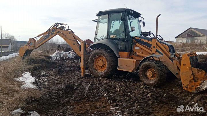 Услуги экскаватора-погрузчика case 580-T